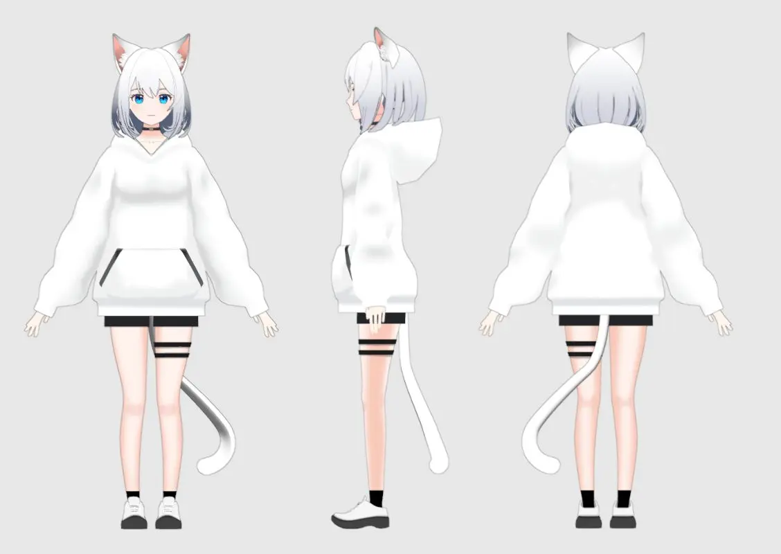 SさんのVTuberキャラクター作品